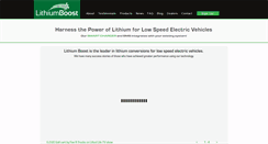 Desktop Screenshot of lithiumboost.com